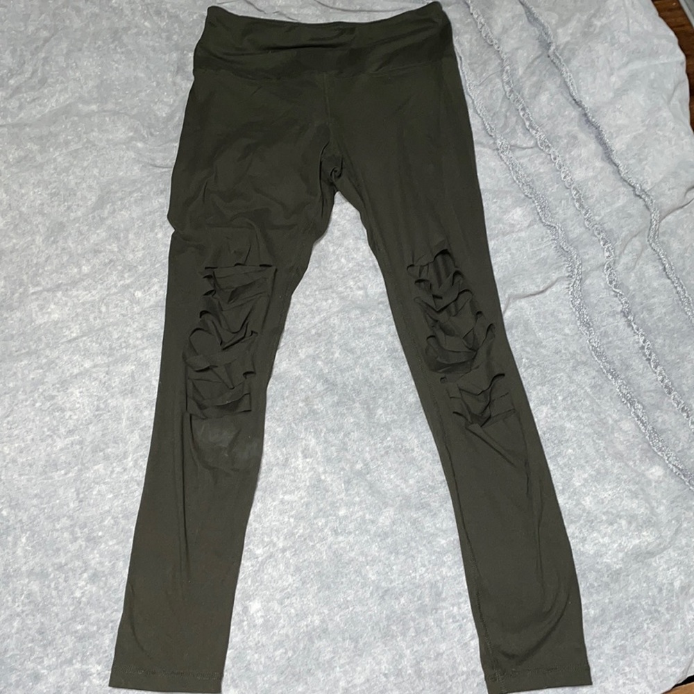 Olive green butter soft leggings